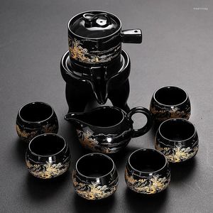 Conjuntos de Teaware Travel Set Complete Tea Conjunto Chinês Semi automático Geschirr Gift WSW40XP