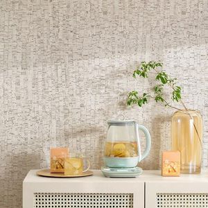壁紙中国のラタン織り壁紙木製パターン日本の寝室リビングルームエルティーPVCパペルドレデ