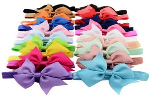 50pcslot 3 polegadas meninas meninas cabelos arco -boutique boutique Ribbon Baws Kid Hair Acessórios Infantil Bow Board Band4171280