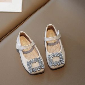 أحذية الأطفال Grils Princess Shoes Party Fress Flats Toddler Shoes Mary Jane Spring Girls Shoes Size 2135