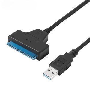 SATA - USB 3.0 / 2.0 Kablosu 2.5 inç harici HDD SSD Sabit Sürücü SATA 3 22 Pin Adaptör USB 3.0 - SATA III Kablo