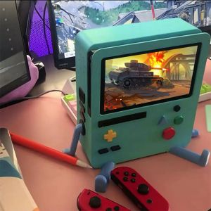 Nintendo Switch Tutucu Temel Oyun Konsolu Konsol Depolama Rafı Taşınabilir Şarj Cihazı Dock Screch Swing Standı için Destek Hoparlörleri