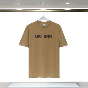 Tasarımcı Erkek Tişört Tişörtleri 3D monogramlı baskı ile gündelik yaz tişörtleri kısa kollu üst tee tees lüks erkek hip hop giyim