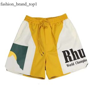 Rhude Short Designer Summer Fashion Beach Pants Men High Quality Street Wear Red Blue Black Purple Pants Mens Short Rhude 3045 2877