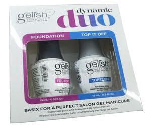 Fundação de maquiagem e os principais 2pcs Conjunto dinâmico da dupla de base de camada superior da arte de unha Soakoff UV LED Gel Polish Topitoff 15ML5163615