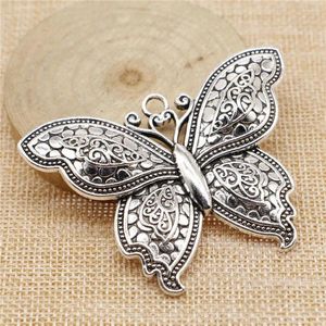 Charms Car Accessories Butterfly Jewelry Making 53x71mm 1pcs