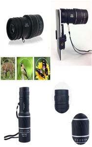 Tages Nachtsicht 16x52 HD optische monokulare Jagd Camping -Wanderung Teleskop Telefonkamera Objektiv Zoom Mobiler Bereich Universal Mount9200250