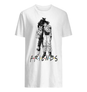 Magliette men039s goku e vegeta friends shirt012345678865193