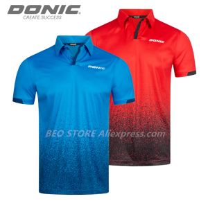 Shorts DONIC Table Tennis Jerseys Training TShorts 2021 New Style Absorb Sweat Comfort Top Quality Ping Pong Shirt Cloth Sportswear