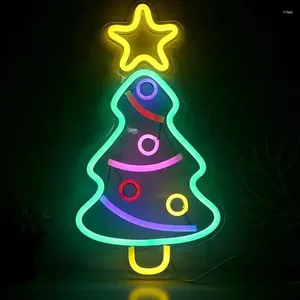 Party Decoration 1PC Scene Layout ledde Neon Light Christmas Tree Decorative Lights For Bar