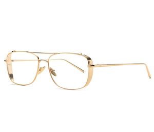 Rock style luxury sunglasses for men square clear lens glasses rim mens full frame oversized vintage gold silver metal sunglasses3445281