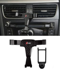 Per Audi A4 A5 S4 S5 B8 20092016 Auto Auto Smart Cell Hand Hand Phone Air Air Mount Stand Accessorio per iPhone Google8238554