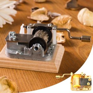 Anime Music Box Creative Wind Up Graved Musical Boxes Wood Mechanical Music Box Toys for Girls New Year Christmas Gift