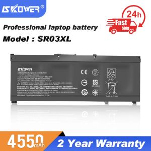 Batterier Skower 52.5Wh SR03XL Laptop Battery för HP Pavilion 15CX 15DC TPNQ211 TPNQ194 TPNQ193 TPNC133 TPNC134 HSTNDB8Q ENVY X360