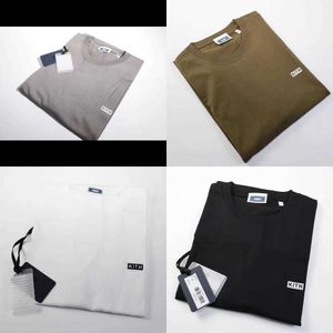 Fünf Farben kleiner Kith Tee 2022SS Männer Frauen Sommerfarbstoff Kith T -Shirt Hochwertige Tops Box Anpassung kurzarm CC Sho Sho