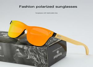 Summer Kobieta Modna Kolarstwo okularowe Mężczyzna Bambus Czarne okulary przeciwsłoneczne Riding Beach Uv400 Driving Glasse Wind Okulary połączone L9327302