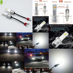 Novo H4 LED H7 H11 HB4 H1 H3 9005 HB3 Bulbos de farol de automóveis Acessórios para carro 6000lm de carro 6500k Luzes de nevoeiro