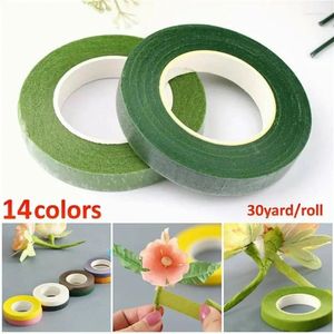 Window Stickers 1 Roll Florist Floral Stem Garland Tape Artificial Flower Stamen Wraps Decor Wreath