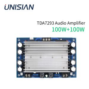 Verstärker Unisian TDA7293 Audioverstärker Classab High Power 100W+100W Audio -Leistungsverstärker -Board
