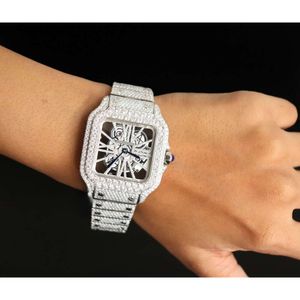 Luxury Looking Fullt Watch Iced For Men Woman Top CraftSmanship Unikt och dyr Mosang Diamond 1 1 5A Watchs For Hip Hop Industrial Luxurious 4967