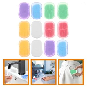 Liquid Soap Dispenser 12 Boxes Slice Travel Slices Hand Washing Hand-washing Outdoor Paper Clean