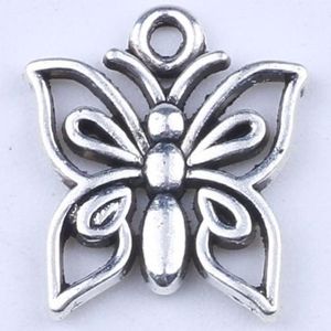 2016 Braccialetti a farfalla Silvercopper retrò 2016 Braccialetti a pendente collana per perforazione per fioche in metallo per perforazione Production Gioielli in metallo producendo 1000pcslot 1759M286766643