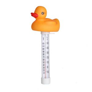 Termômetro de piscina em forma de animal Termômetro de pato flutuante Termômetro de banho para fácil medição de temperatura da água Hot para bebês