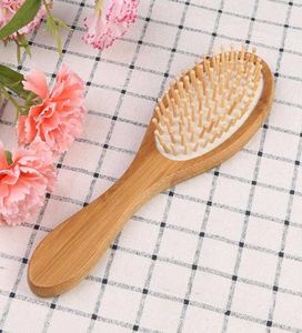 Natural Bamboo Healthy Care Massage Hair Combs Anti Static Detangling Airbag Hairbrush Hair Styling Tool7859149