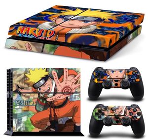 Supber Naruto Uzumaki Vinyl PVC Decal Skin Sticker för PlayStation 4 PS4 Console and 2 Controller Cover Decals8909146