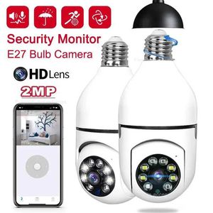 Telecamere IP 2MP E27 Sorveglianza Bulbo Surveillance Vision Night Vision Full Color Tracciamento umano automatico 4X Video zoom Video Indoor Security Monitor 24413