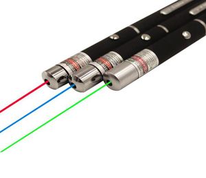 Green Red Light Laser Pen Beam Laser Pointer Pen for SOS montering av nattjakt Undervisning Xmas Gift OPP -paketet DHL9016240