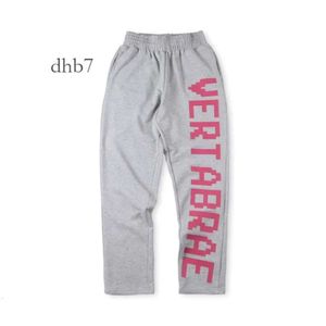 Calça de moletom de moletom masculina vertabrae y2k calças de moletom da mulher harajuku letra de hip hop imprimir calças casuais de calça casual de cintura calça de corrida 918