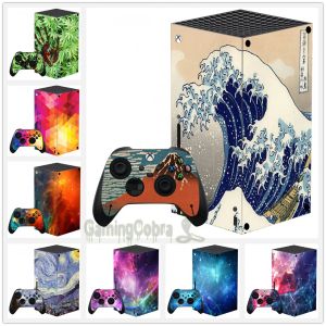 Klistermärken PlayVital Custom Vinyl Skins Wrap Decal Cover Stickers för Xbox Series X Console and Controller