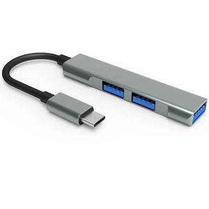 USB Type-C 31 Hub Docking Station 1 Dividerad i 3 Multi-Purpose Hot Swap för Mouse Mobiltelefon Tangentbord Laptop Tablet PC Support