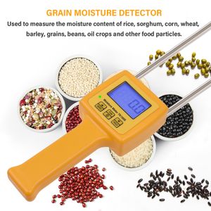 Medidor de umidade de grãos de Yieryi 5 ~ 35% de conteúdo de umidade de grãos digitais Analisador de centeio Rice milho milho Soia Testador de umidade de farinha de trigo