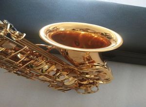 Golden Alto Saxophone YAS875EX Japan Brand Alto Saxophone Eflat Music Instrument med munstycket Professional5139278