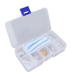 Wachboxen Kisten mit Brillen Nasenpolstern Augenglas Reparatur Kit Flexible Fequisible Safe, geruchsloser exquisites Verarbeitung für die meisten G9123131