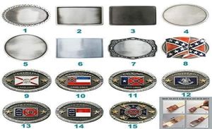 Ny Vintage Flag Cosplay Costume Blank Belt Buckle Mix Styles Choice Stock i oss varje spänne är unikt Välj ditt favoritspänne1214242