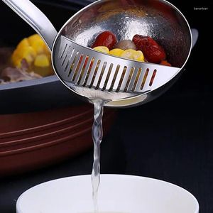 Spoons Detachable Stainless Steel Spoon Pot Soup Cooking Strainer Double-Use Colander Set Kitchen Restaurant Supplies