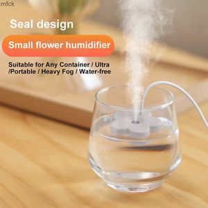 Umidificatori 5-40pcs USB Petal Shape Air Humidifier Mini Ultrasuoni Aromaterapia Umidificatori Diffusori Purificatore inverno per casa per camera da letto