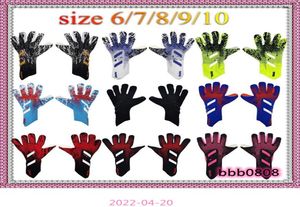 4MM Goalkeeper Gloves Finger Protection Professional Men Football Gloves Adults Kids Thicker Goalie Soccer glove9913503