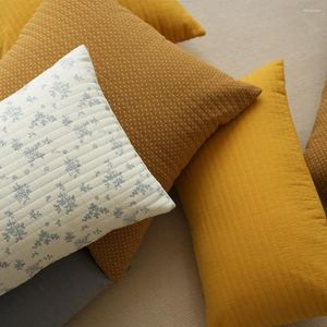 Kissen japanische gesteppte Baumwollabdeckung Wohnzimmer Sofa werfen frische Blumenkissenbezug Kinderschlafzimmer
