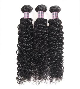 Ishow Unprocessed Brazilian Deep Curly Virgin Human Hair Weave 10 Bundles 828inch Peruvian for Women All Ages Natural Color24803377031890