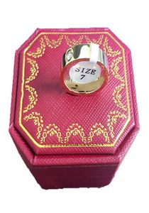 Tytanium Steel Miłośnicy ślubne Pierścień dla kobiet CZ cyrkonia Rose Gold Rings Pierścionki zaręczynowe Mężczyzn Prezenty biżuterii PS8401 z oryginalnym pudełkiem 2609164