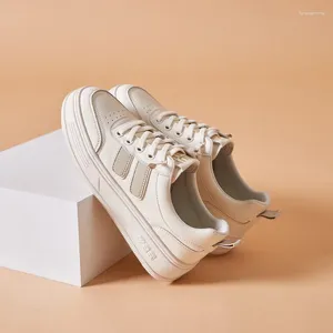 Casual Shoes Style Fashion Women Sneakers Trend Versatile Small White Concise Comfortable Low Top Platform