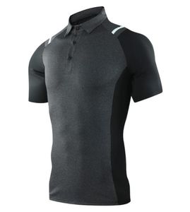 2022 Новая одежда для гольфа дышащие Men039s Летняя спортивная рубашка Fitness Sportswear Lapel Tshirt6023840