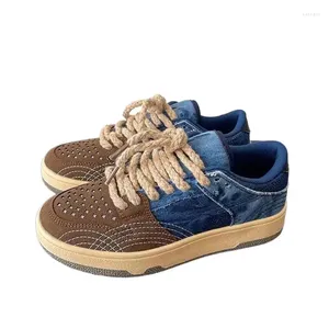 Casual Shoes Women Men Sneakers Modna Kobieta Spring Trend Sport dla komfortu białej platformy wulkanizowanej