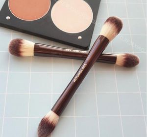 Hourglass Faserbürsten Make -up Flames High -Gloss Blush Pinsel Reparaturkapazität Doppel Make -up Brush9007132