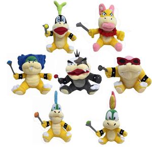 7 Stil Süper Koopalings Larry Iggy Ludwig Wendy Roy Morton Lemmy Koopa Doldurulmuş Oyuncaklar Çocuk Hediyesi2043184