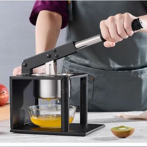 Juicers Hand Juicer With Lever Stainless Steel Lemon Squeezer Citrus Juicer Hand Press Heavy Duty Manual Squeeze Juice Extractor